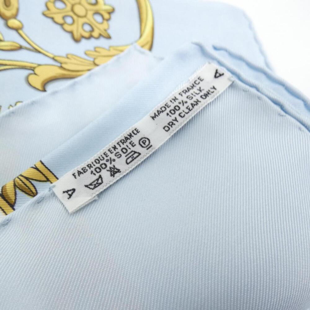 HERMES Blue Scarf - Picture 4 of 4